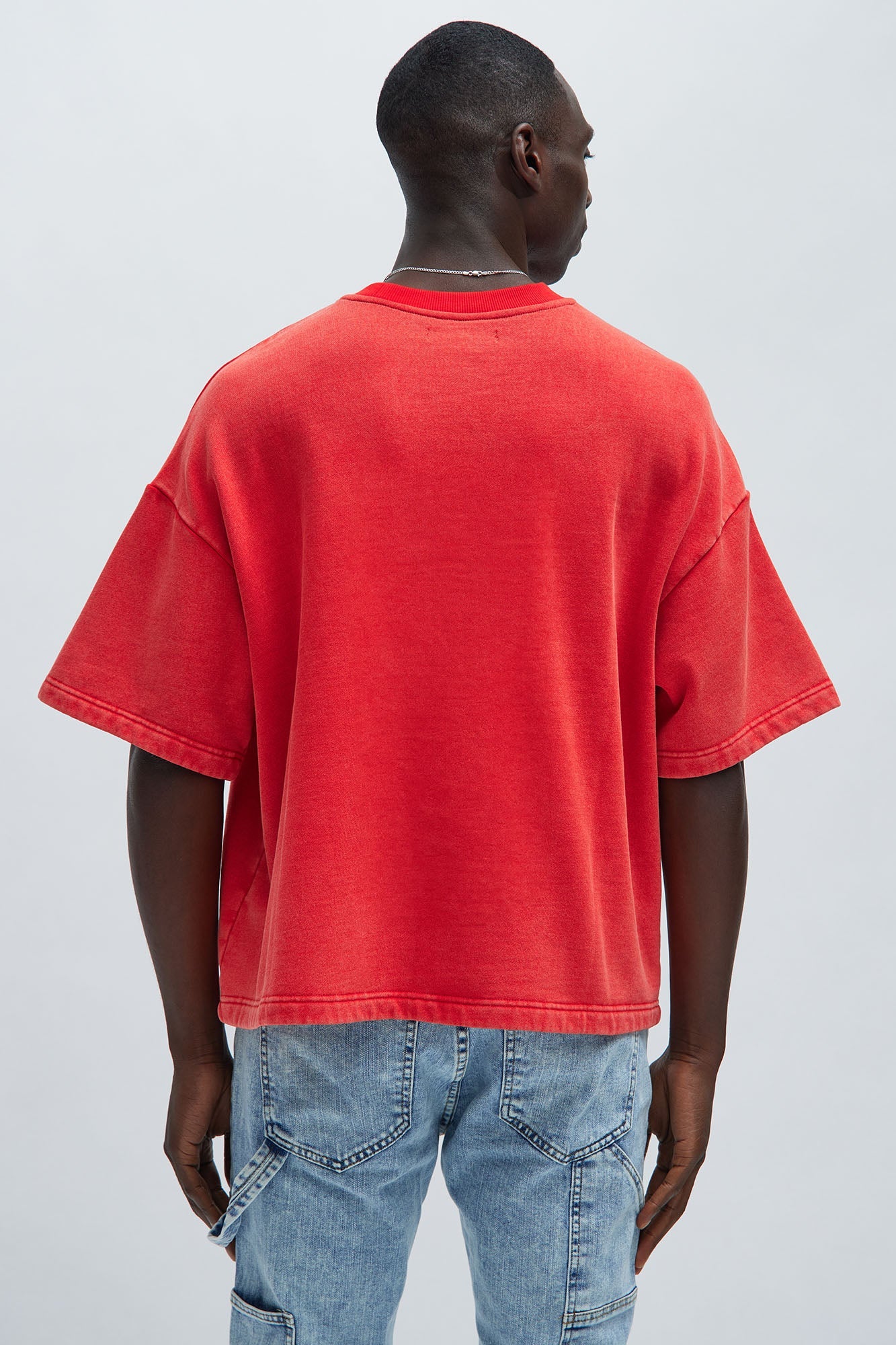 Kyle Oversized Tee - Red image 3