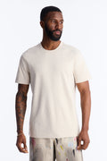 Essential Short Sleeve Crew Tee - Oatmeal image 1