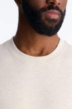 Essential Short Sleeve Crew Tee - Oatmeal image 3