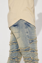 Essential Short Sleeve Scallop Crew Tee - Tan image 4