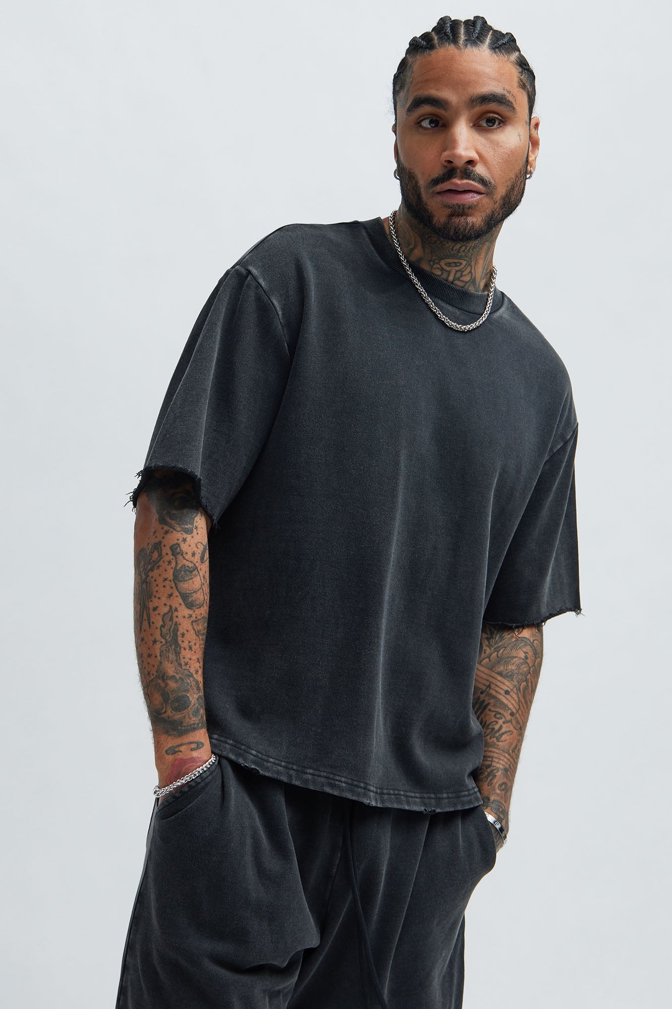 Tyson Heavy Wash Tee - Black Wash image 1