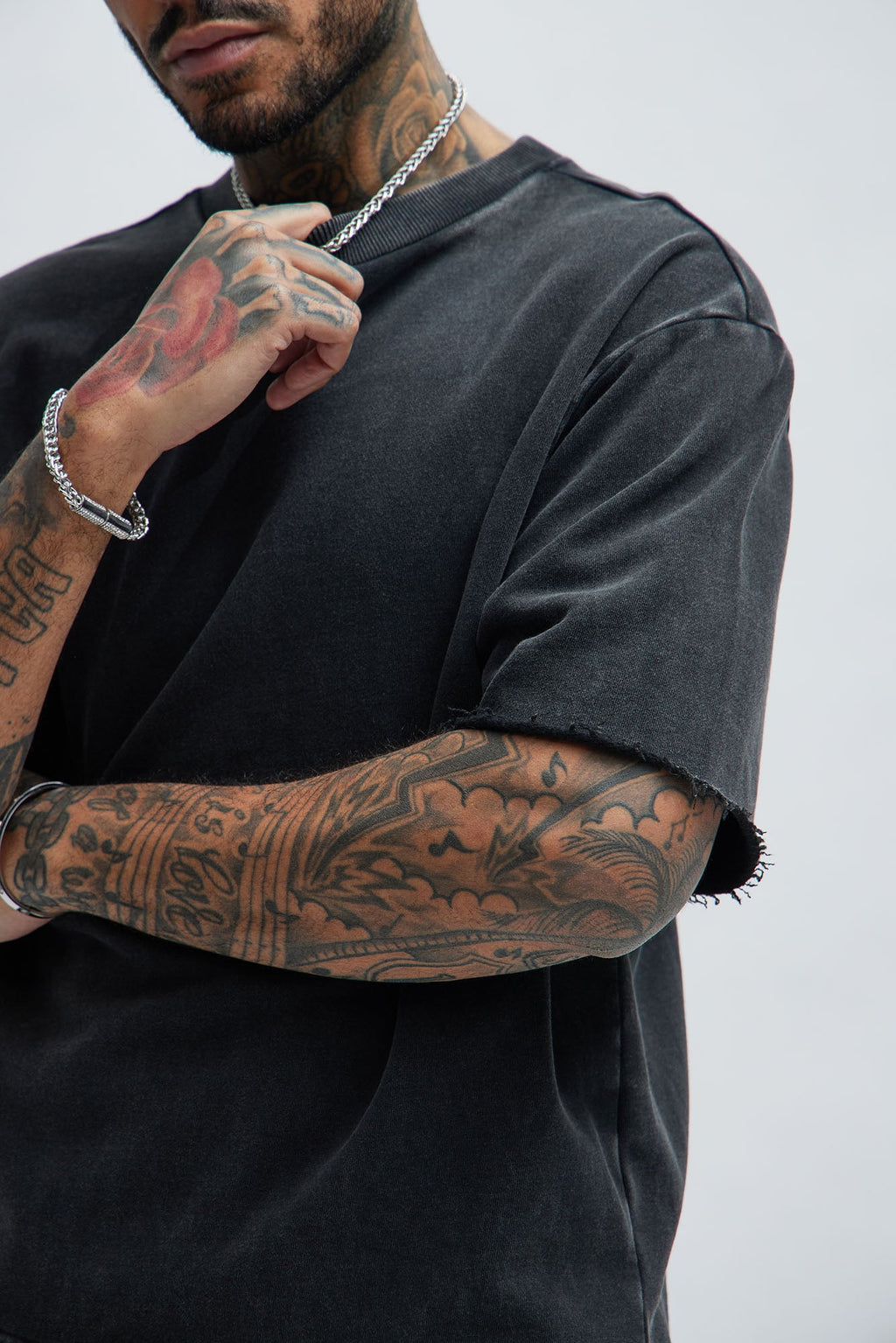 Tyson Heavy Wash Tee - Black Wash image 3