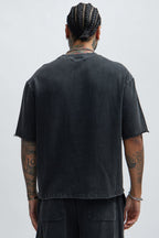 Tyson Heavy Wash Tee - Black Wash image 4
