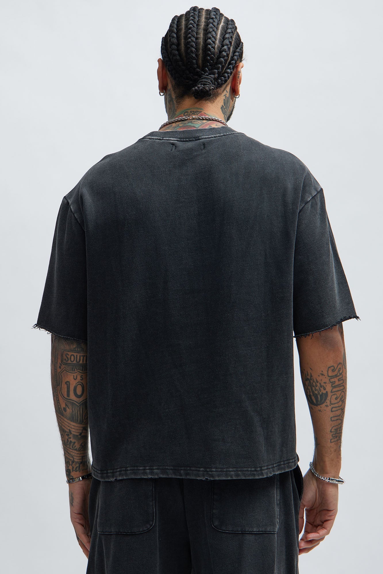 Tyson Heavy Wash Tee - Black Wash image 4