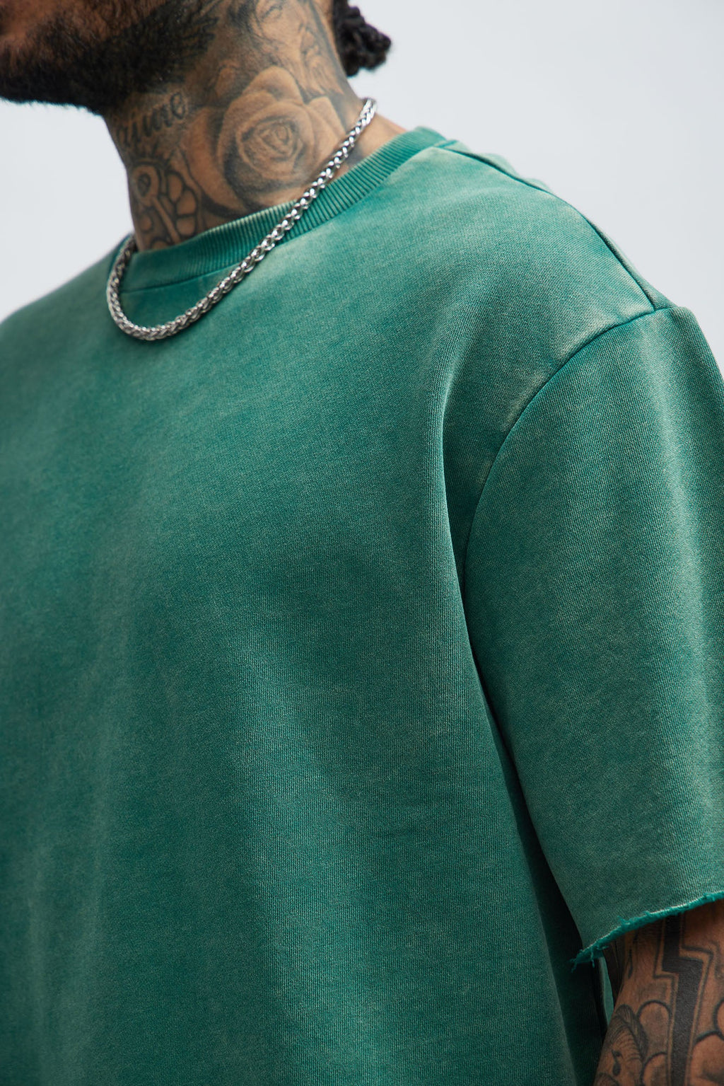 Tyson Heavy Wash Tee - Green image 3