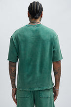 Tyson Heavy Wash Tee - Green image 4