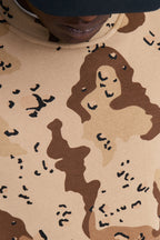 Oversized Time Warp Camo Short Sleeve Fleece Tee - Camouflage image 3