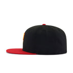Pittsburgh Pirates Black Scarlet Cooperstown AC New Era 59Fifty Fitted