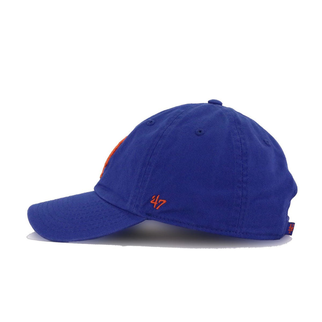New York Mets Light Royal Blue 47 Brand Clean Up Dad Hat