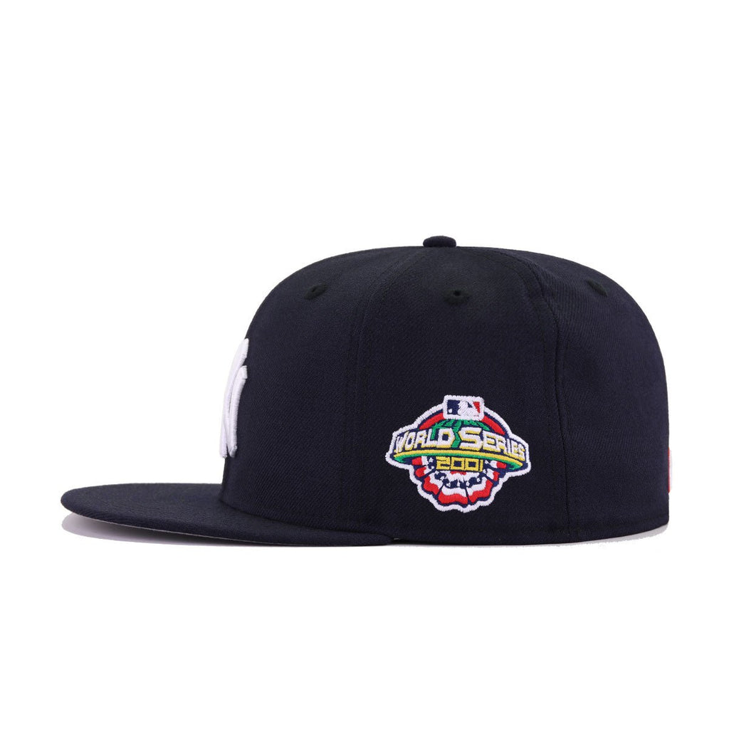 New York Yankees Navy 2001 World Series Cooperstown New Era 59Fifty Fitted