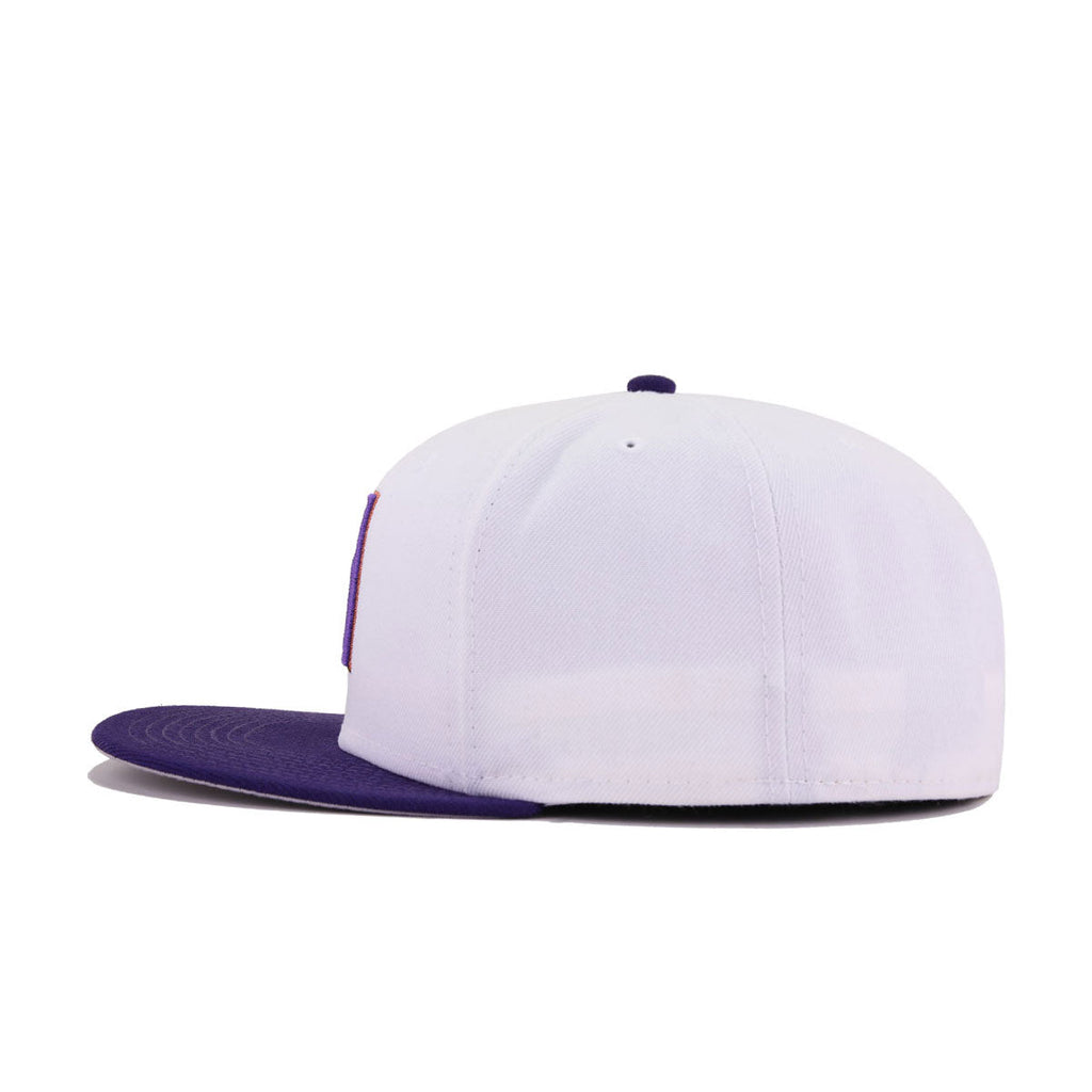 Arizona Diamondbacks White Purple Cooperstown AC New Era 59Fifty Fitted