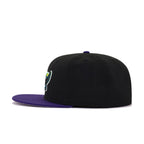 Tampa Bay Rays Black Purple Cooperstown AC New Era 59Fifty Fitted