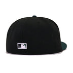 Tampa Bay Rays Black Dark Green Cooperstown AC New Era 59Fifty Fitted