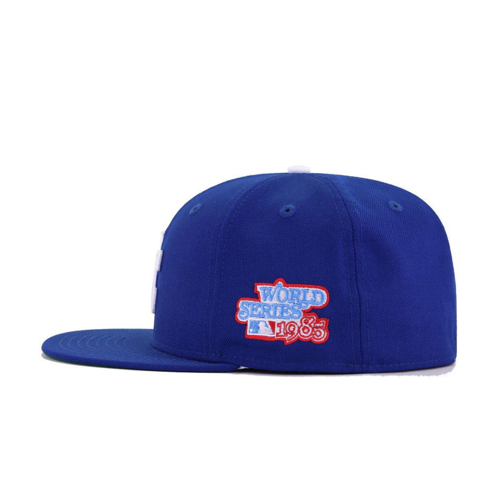 Kansas City Royals Light Royal Blue 1985 World Series Cooperstown Green Bottom New Era 59Fifty Fitted
