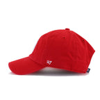 New York Yankees Red 47 Brand Clean Up Dad Hat