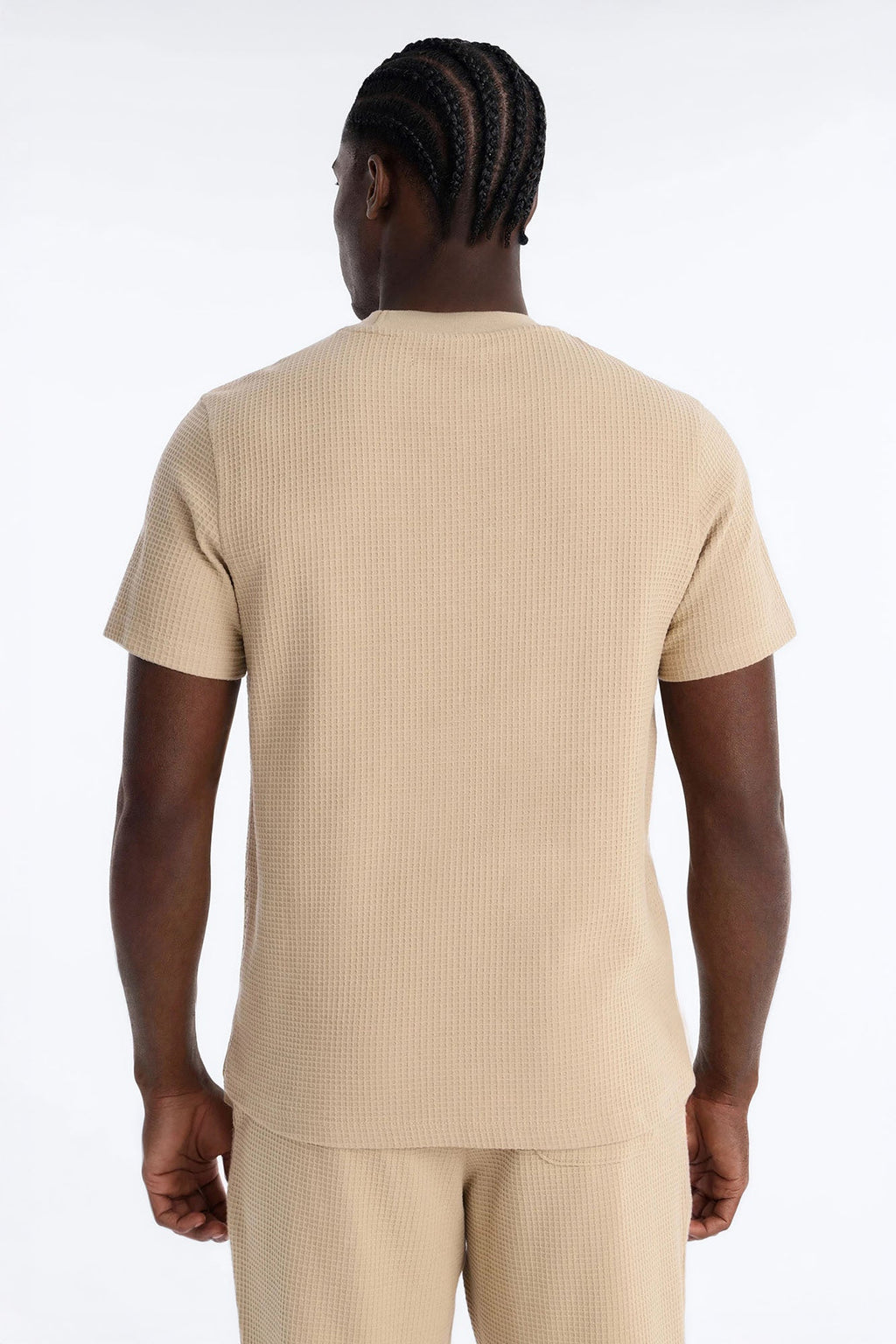 Culver City Waffle Knit Tee - Stone image 3
