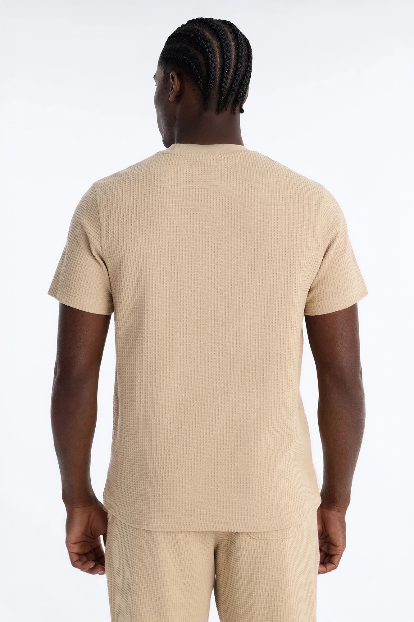 Culver City Waffle Knit Tee - Stone image 3