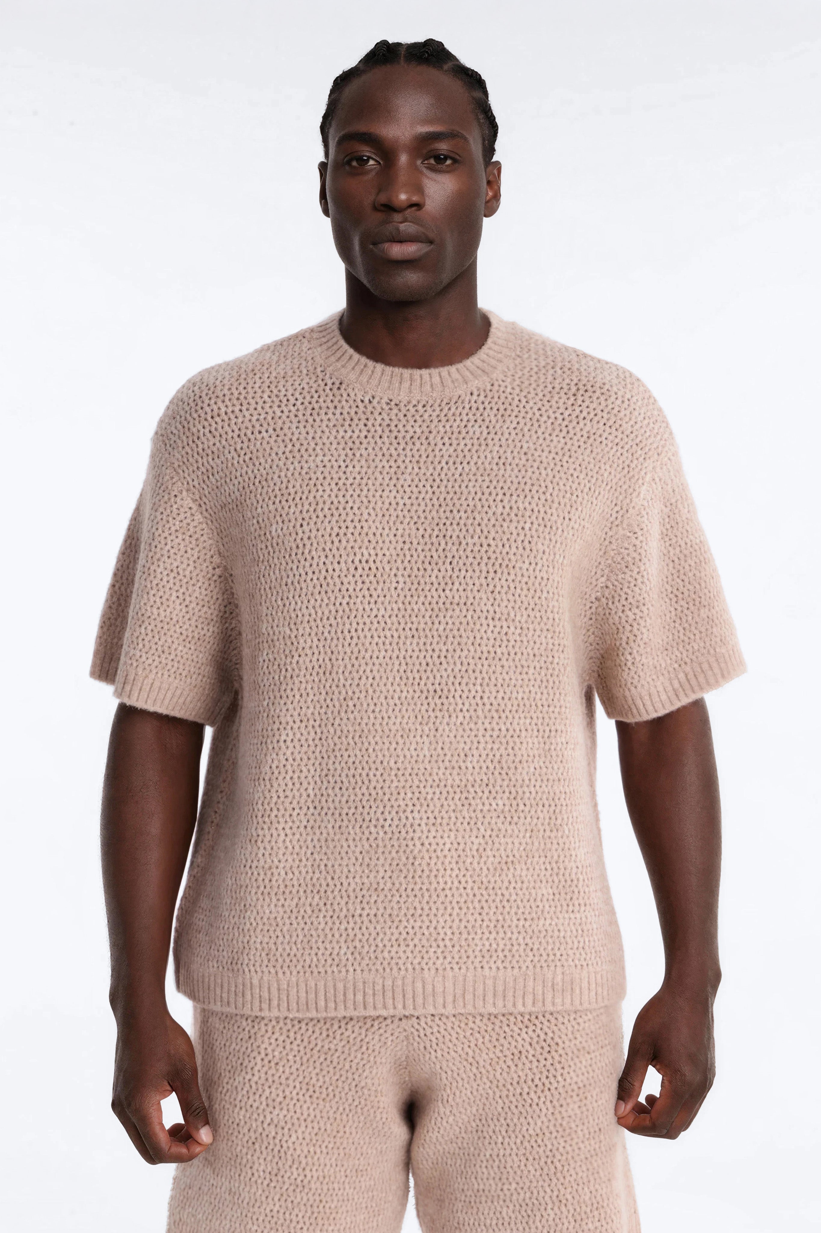 Oversized Venice Sweater Shirt - Stone image 1