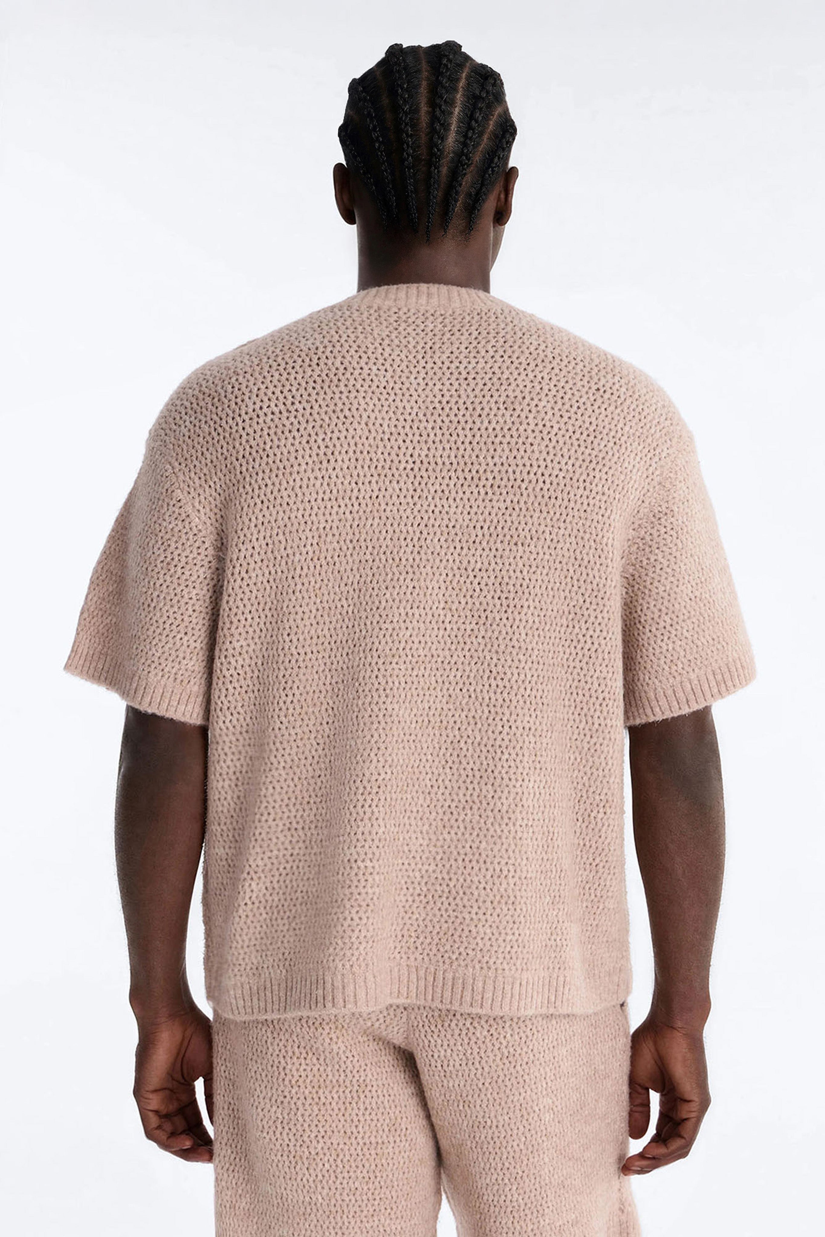 Oversized Venice Sweater Shirt - Stone image 3