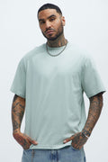 Oversized Heavyweight Tee 240GSM - Sage image 1