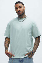 Oversized Heavyweight Tee 240GSM - Sage image 1