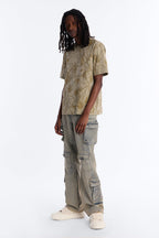 Boxy Carbon Camo Tee - Olive image 2