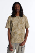 Boxy Carbon Camo Tee - Olive image 1