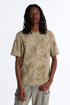 Boxy Carbon Camo Tee - Olive image 1