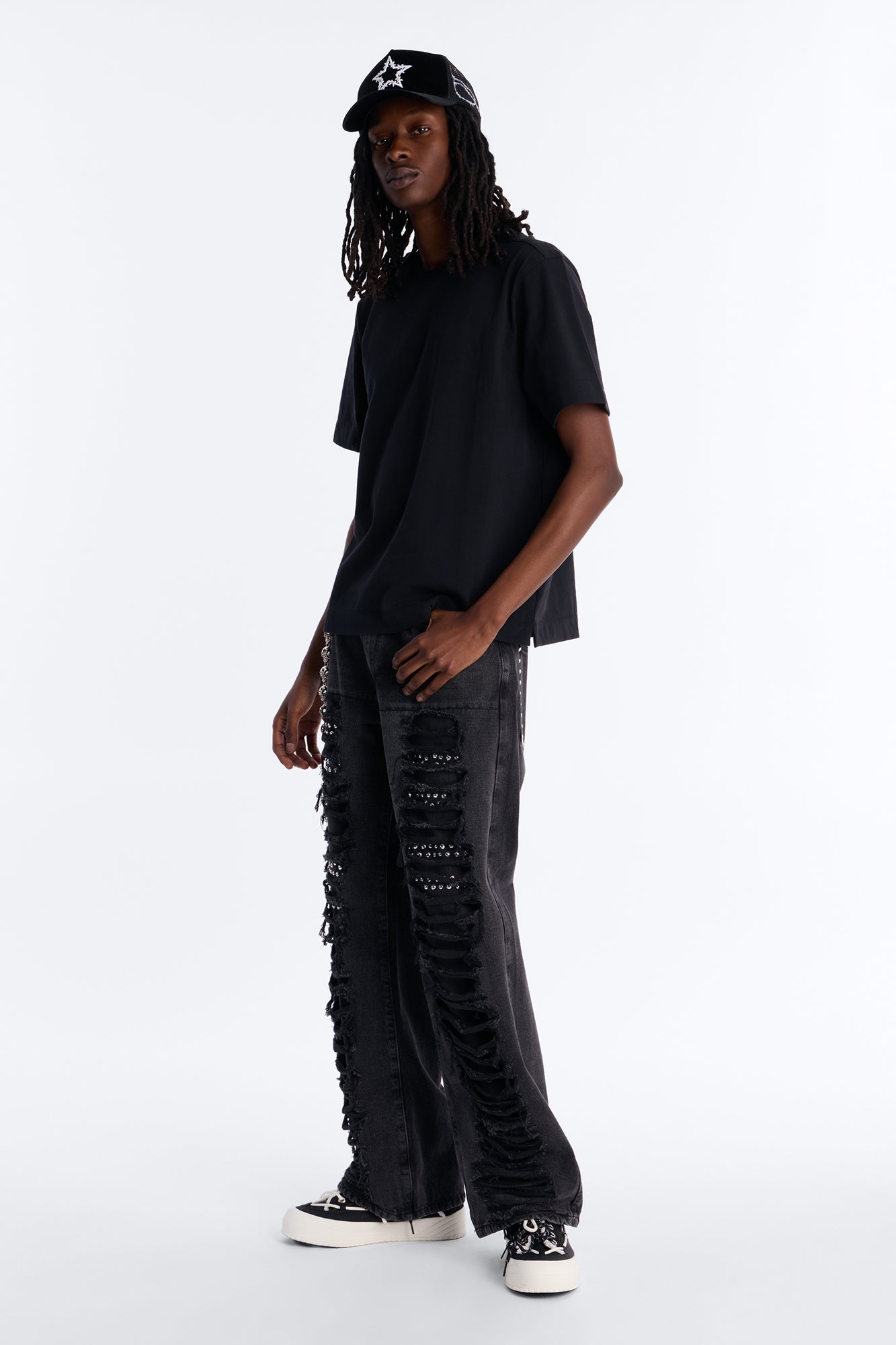 Boxy Soft Washed 250 GSM Tee - Black Wash image 2