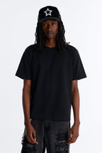 Boxy Soft Washed 250 GSM Tee - Black Wash image 1