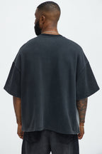 Kyle Color Block Oversized Tee - Black/combo image 4