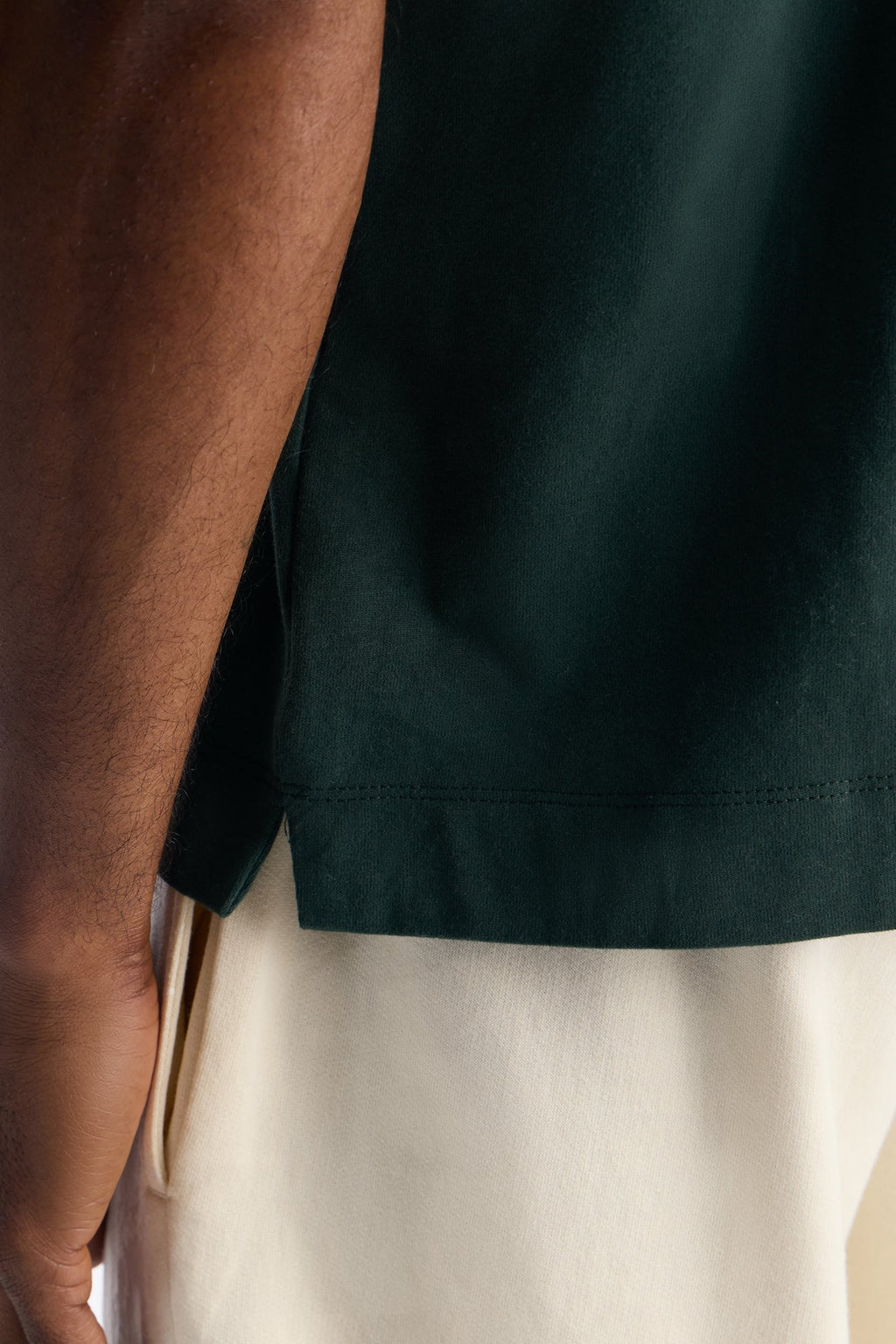 Boxy Soft Washed 250 GSM Tee - Hunter Green image 3