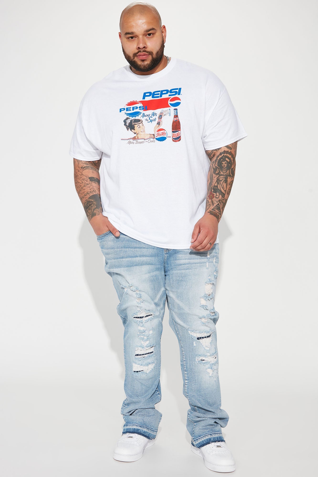 Undercover Slim Stacked Flare Jeans - Medium Blue Wash image 3