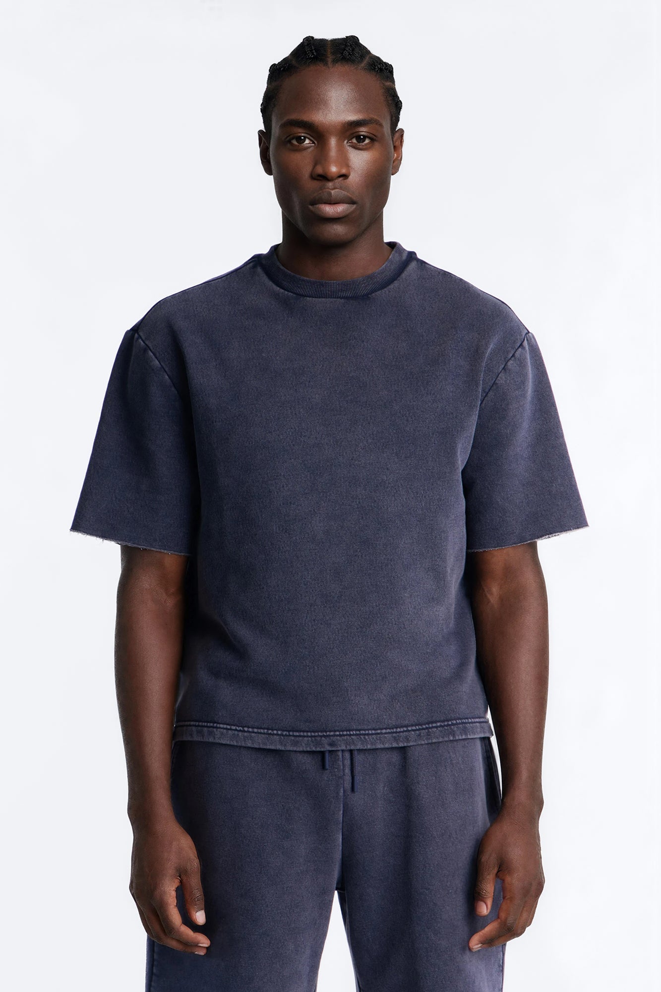 On The Go Washed Tee - Navy image 1
