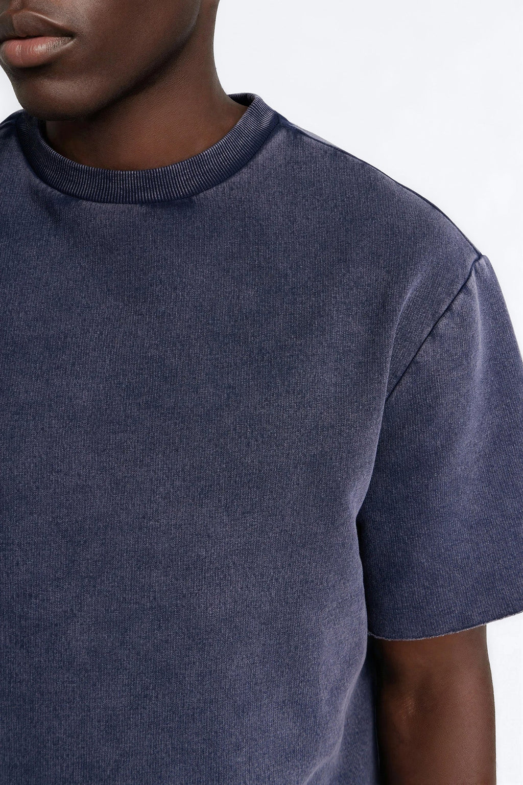 On The Go Washed Tee - Navy image 3