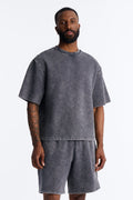 On The Go Washed Tee - Charcoal image 1