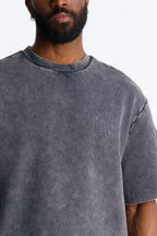 On The Go Washed Tee - Charcoal image 3
