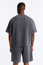 On The Go Washed Tee - Charcoal image 4