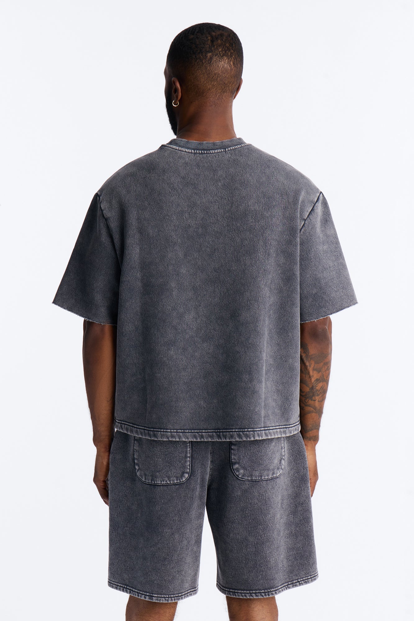 On The Go Washed Tee - Charcoal image 4