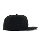Los Angeles Angels Black Metallic New Era 59Fifty Fitted