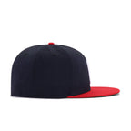 Cleveland Indians Navy Scarlet 1920 World Series Cooperstown Green Bottom New Era 59Fifty Fitted
