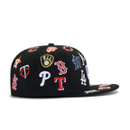 MLB Black ALL OVER New Era 59Fifty Fitted