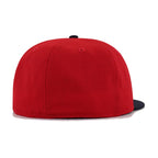 Boston Red Sox Scarlet Navy 1975 World Series Cooperstown Green Bottom New Era 59Fifty Fitted