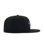 Toronto Blue Jays Black Cooperstown AC New Era 59Fifty Fitted