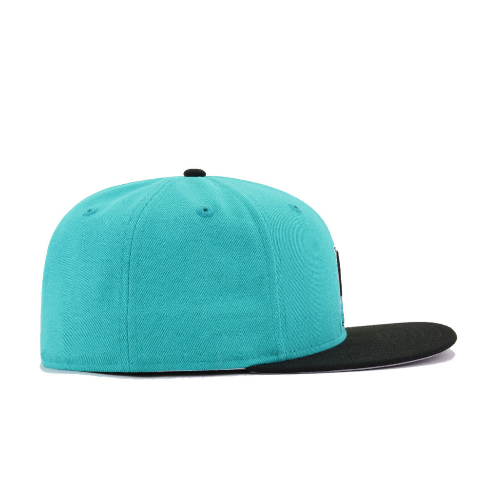 Florida Marlins Teal Black 1997 World Series Cooperstown New Era 59Fifty Fitted