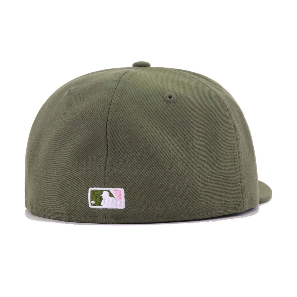 St Louis Cardinals New Olive Pink New Era 59Fifty Fitted