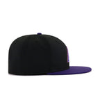 Arizona Diamondbacks Black Purple Cooperstown AC New Era 59Fifty Fitted