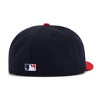 Atlanta Braves Navy Scarlet 2000 All Star Game Cooperstown New Era 59Fifty Fitted