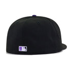 Colorado Rockies Black Cooperstown AC New Era 59Fifty Fitted