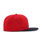 Boston Red Sox Scarlet Navy Cooperstown AC New Era 59Fifty Fitted